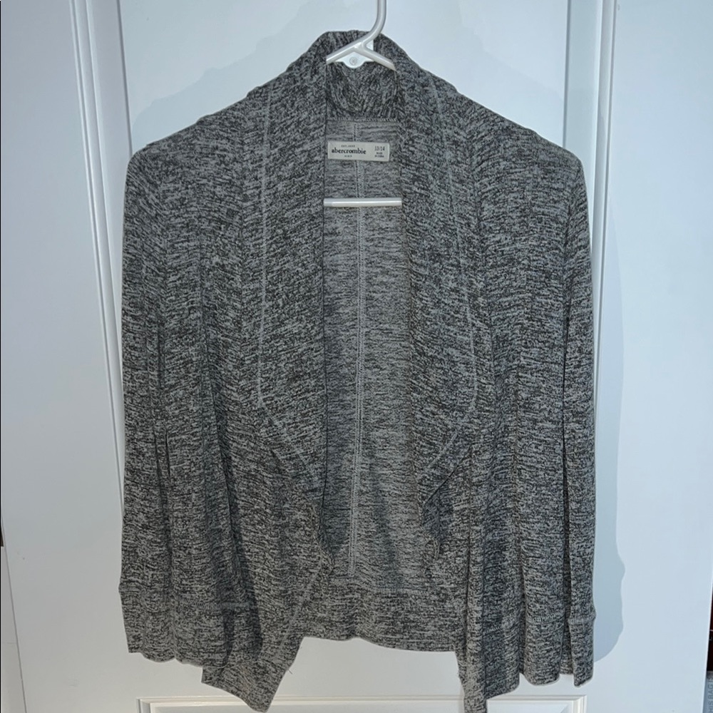 Abercrombie Kids Gray Cardigan Sweater